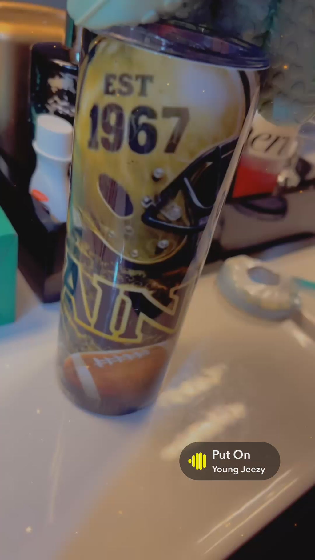 Customized Skinny tumbler