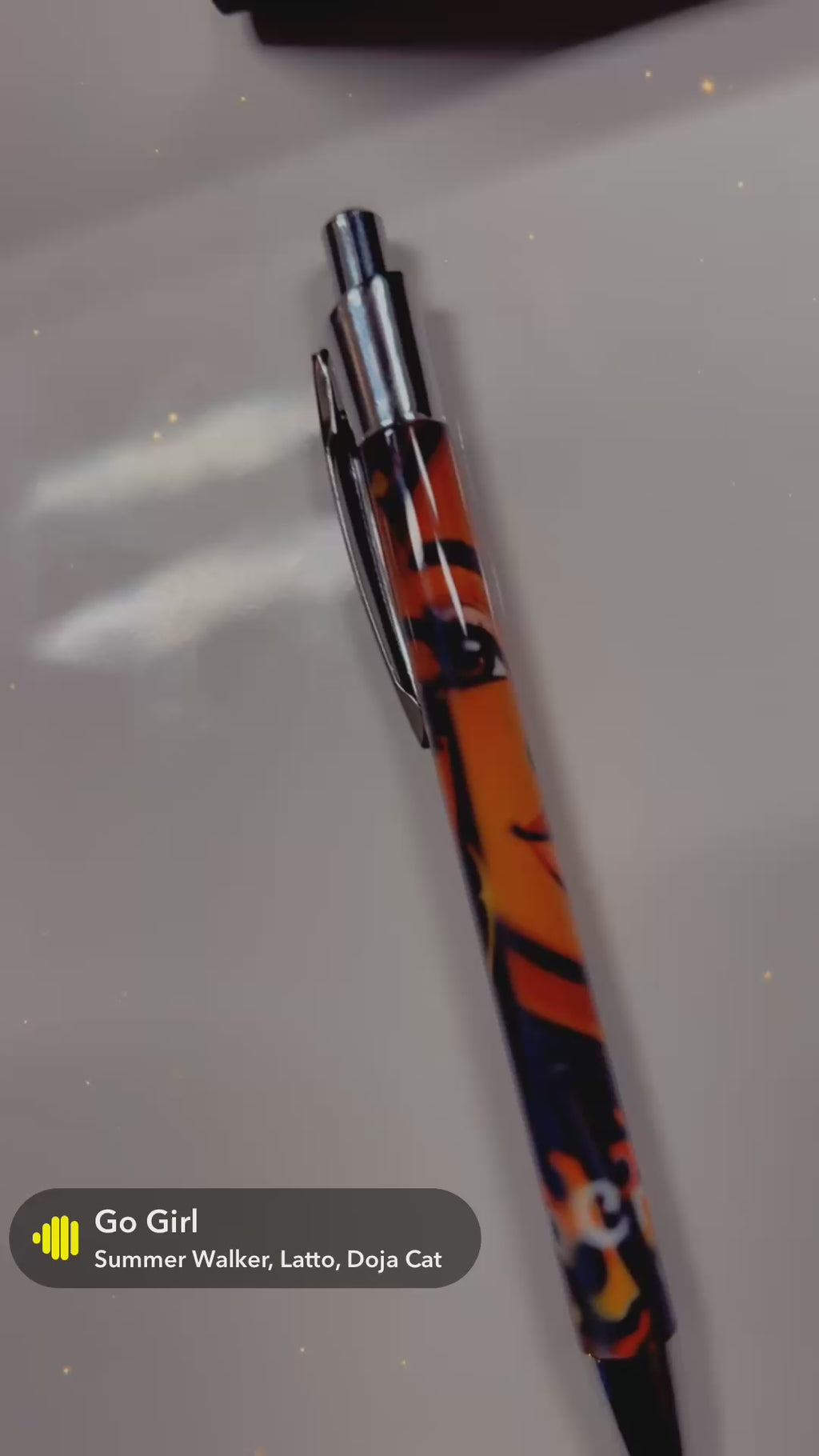 Customized keychain and pen